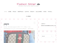 Tablet Screenshot of fashionsinner.com